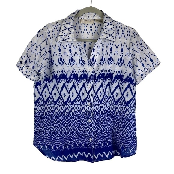 Lemon Grass Button Down Blouse - Picture 5 of 8